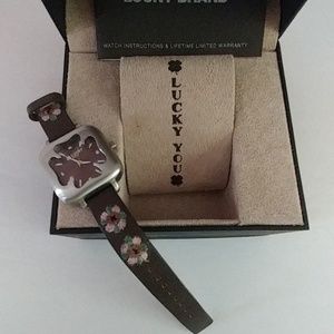 LUCKY BRAND leather watch